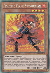 Fighting Flame Swordsman - MZMI-EN001 - Collector's Rare - 1st Edition